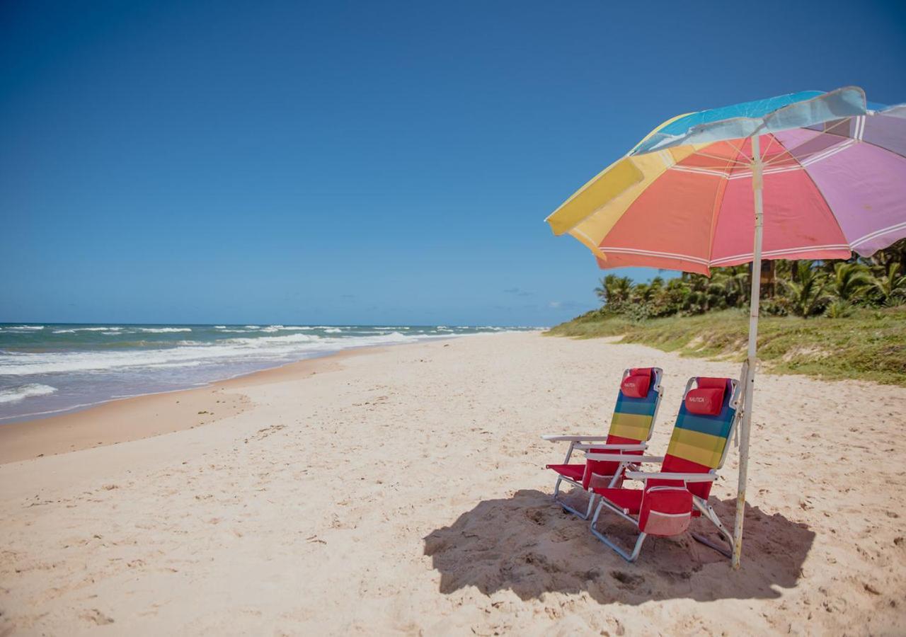 Flat Guarajuba Beira Da Praia Pe Na Areia Luaran gambar