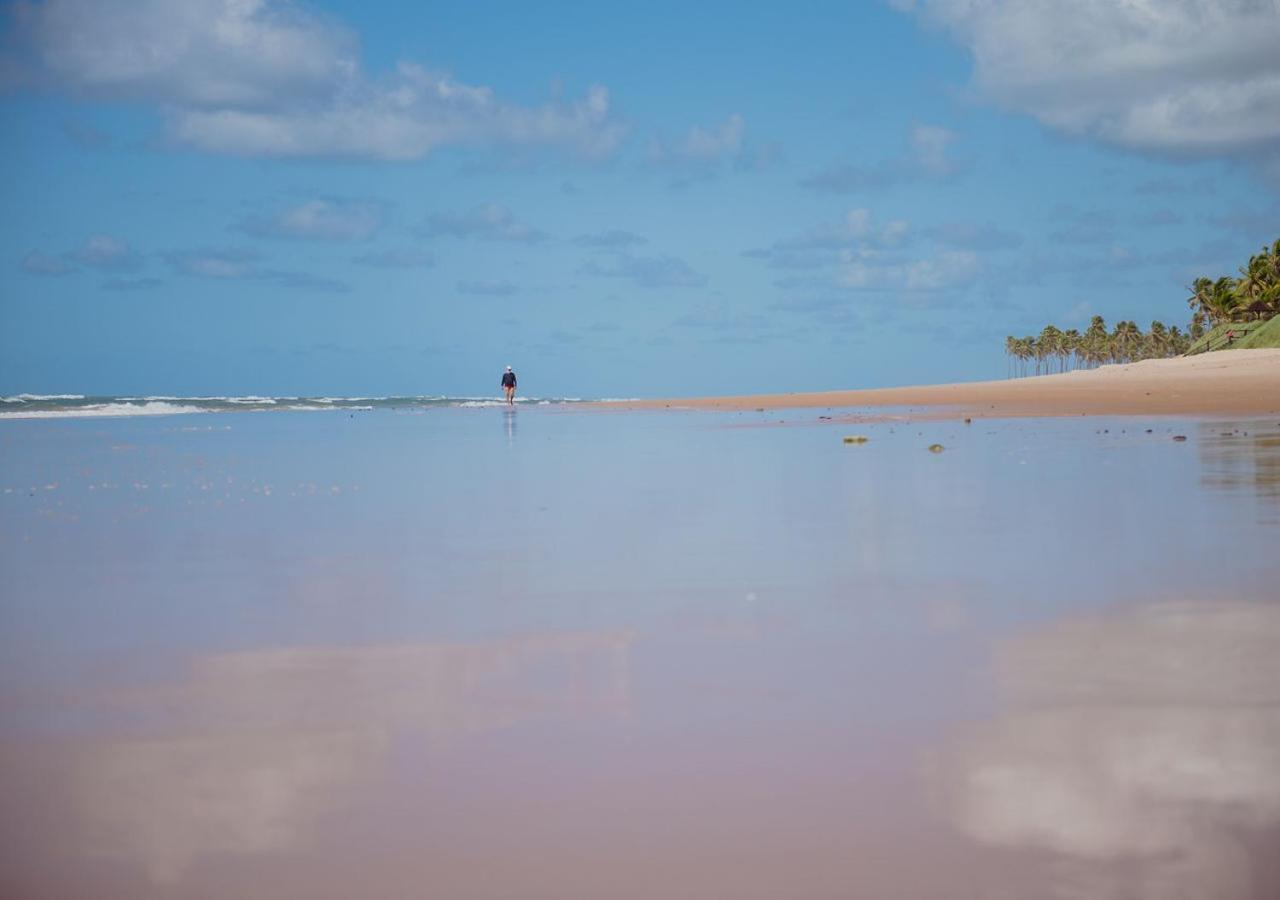 Flat Guarajuba Beira Da Praia Pe Na Areia Luaran gambar